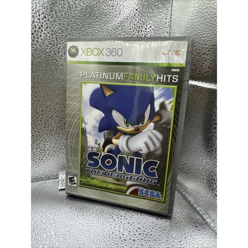 Sonic the Hedgehog Microsoft Xbox 360 Platinum Family Hits Complete Tested￼